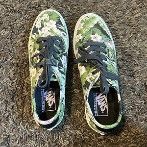 Floral Vans shoes